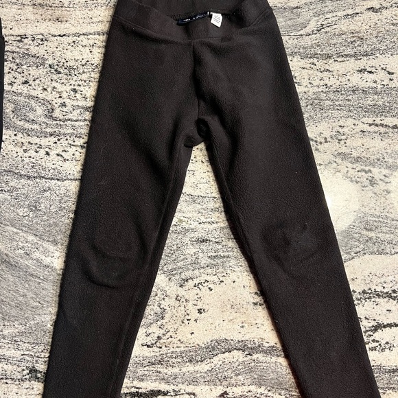 Two pairs of joggers, one pair motto leggings, one pair fleece leggings 5/6 - Picture 5 of 9